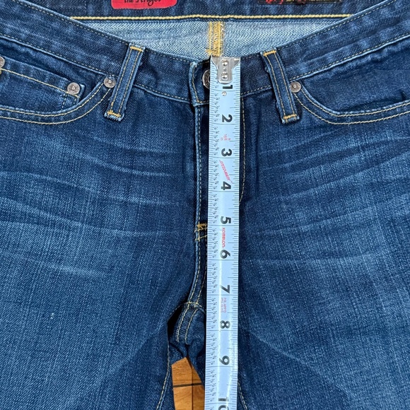 AG Adriano Goldschmied Mid Rise Bootcut Jeans Medium Blue Wash Size 27R - Picture 5 of 7